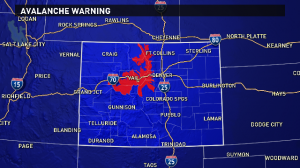 Avalanche Warning - Colorado spring season!