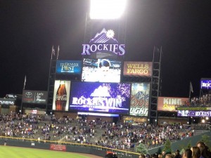 bottom of the 9th homer - Rockies win!