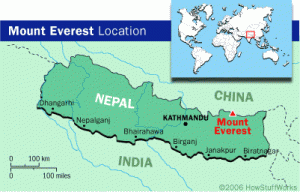 Everest map