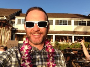 getting my luau on