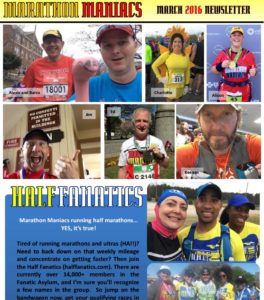 March 2016 Maniac Newsletter