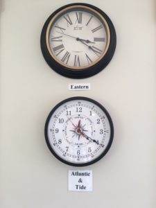 sleeping in US (Eastern), marathoning in Canada (Atlantic)